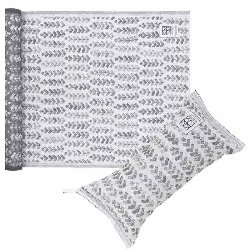 Ruusu reclining sauna set, grey