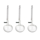 Glass apple ornaments Oiva Toikka, clear / 3pcs