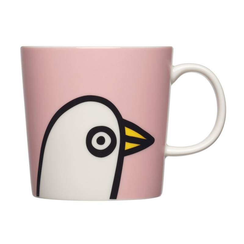 Oiva Toikka Birdie mug 0.3l, pink