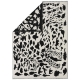 Blanket Oiva Toikka Cheetah 180x130cm, black-white