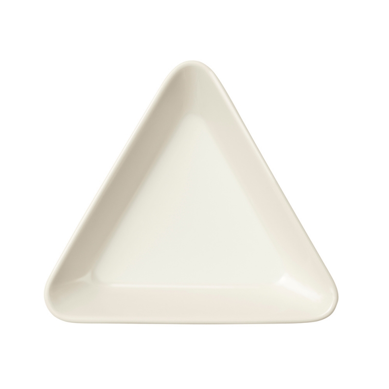 Teema bowl 12cm, triangular / white