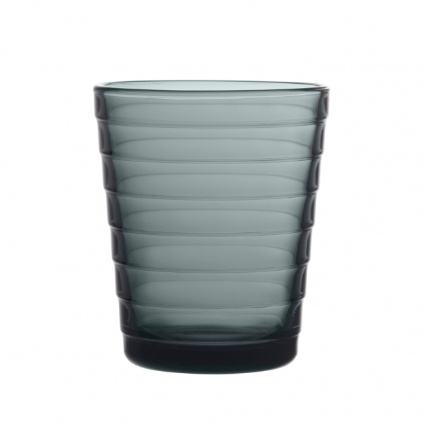 Aino Aalto glasses 0.22l, 2pcs, dark grey