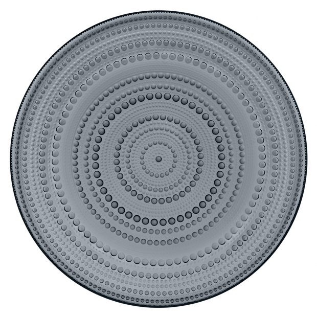 Kastehelmi plate 31.5cm, dark grey