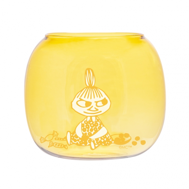 Little My candlestick, yellow