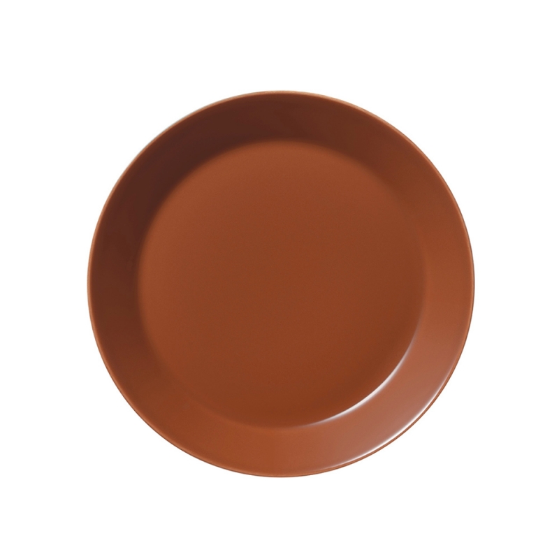 Teema plate 21cm, brown vintage