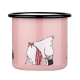 Moominmamma mug 0.37l, enamel / pink