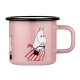 Moominmamma mug 0.37l, enamel / pink