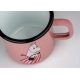 Moominmamma mug 0.37l, enamel / pink