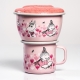 Moomin Girls bowl 0.3l, enamel / pink