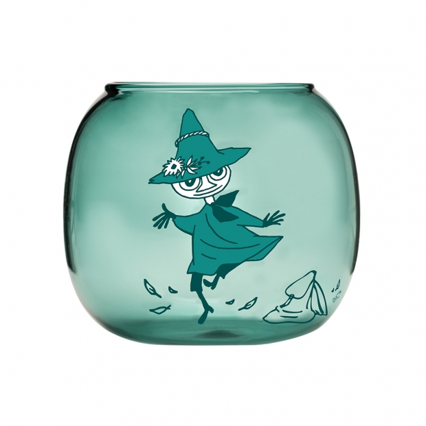 Snufkin candlestick, green