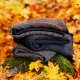 Terva towel, dark gray