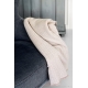 Merino blanket Koli 135x170, beige-white