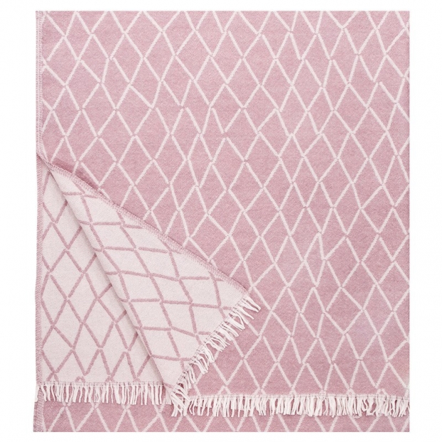 Vlněná deka Eskimo 140x180, růžová