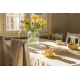 Linen tablecloth / blanket Usva 150x260, linen-yellow