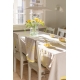Linen tablecloth / blanket Usva 150x260, linen-yellow
