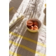 Linen tablecloth / blanket Usva 150x260, linen-yellow
