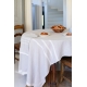 Linen tablecloth / blanket Usva 150x260, linen-white