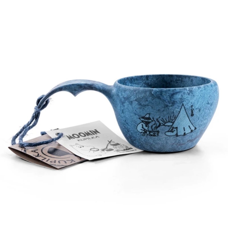 Hrnek kuksa Kupilka Moomin Camping 0,21l, modrý