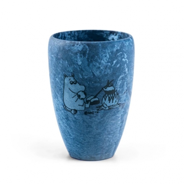 Hrnček kuksa Kupilka Moomin 0,3l, modrý