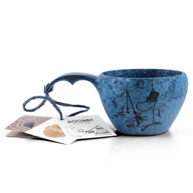 Hrnček kuksa Kupilka Moominpappa 0,37l, modrý