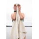 Paussi linen towel, linen-yellow