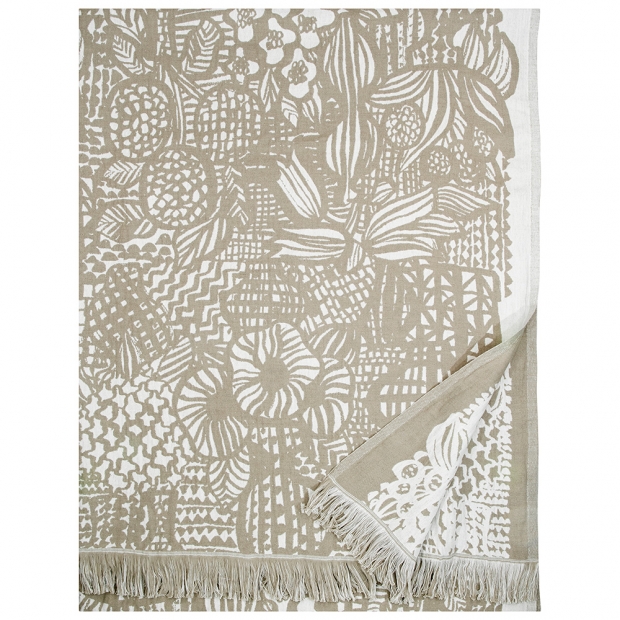 Linen blanket / tablecloth Veranta 140x240, linen-white