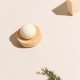 Solné mýdlo s kulatým podstavcem, borovice-máta
