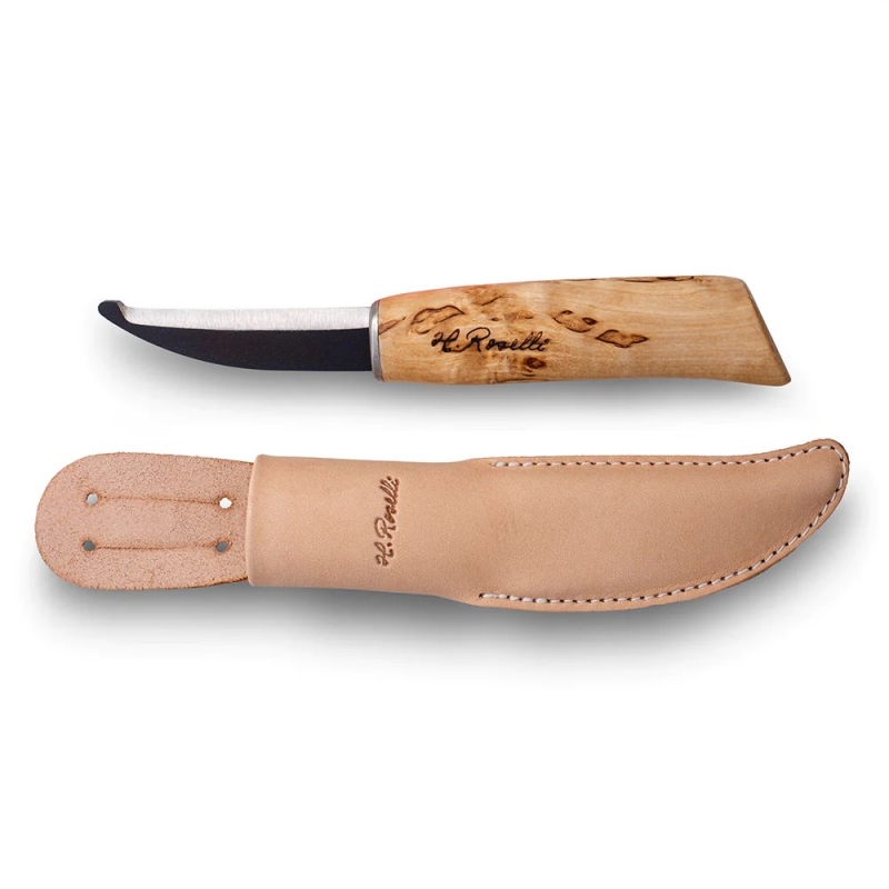 Finský nůž Roselli 20cm, lovecký párací / kulatá špička