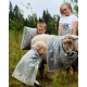 Vlněná deka Kili 90x130, šedá