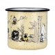 Moomin Campers mug 0.8l, enamel / beige