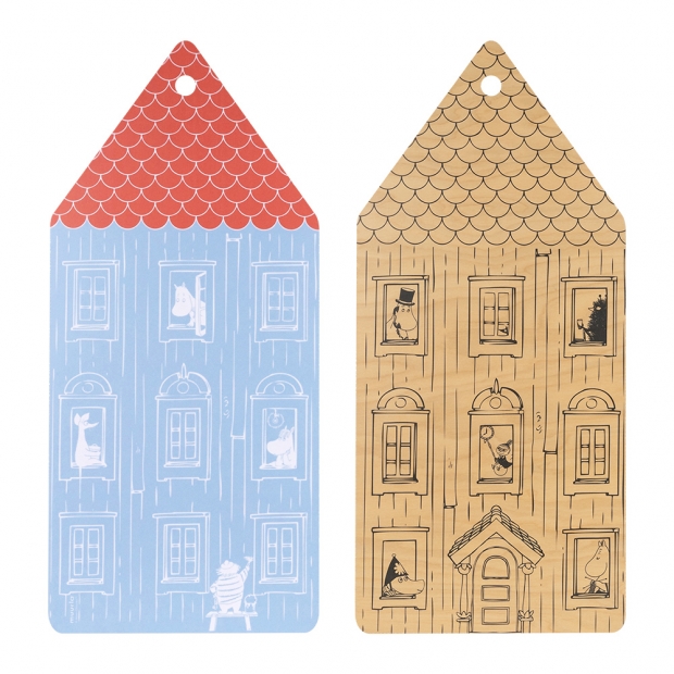 Moominhouse cutting board 20x44cm