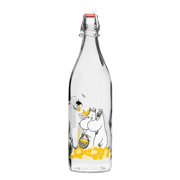 Sklenená fľaša Moomin Fruits 1l