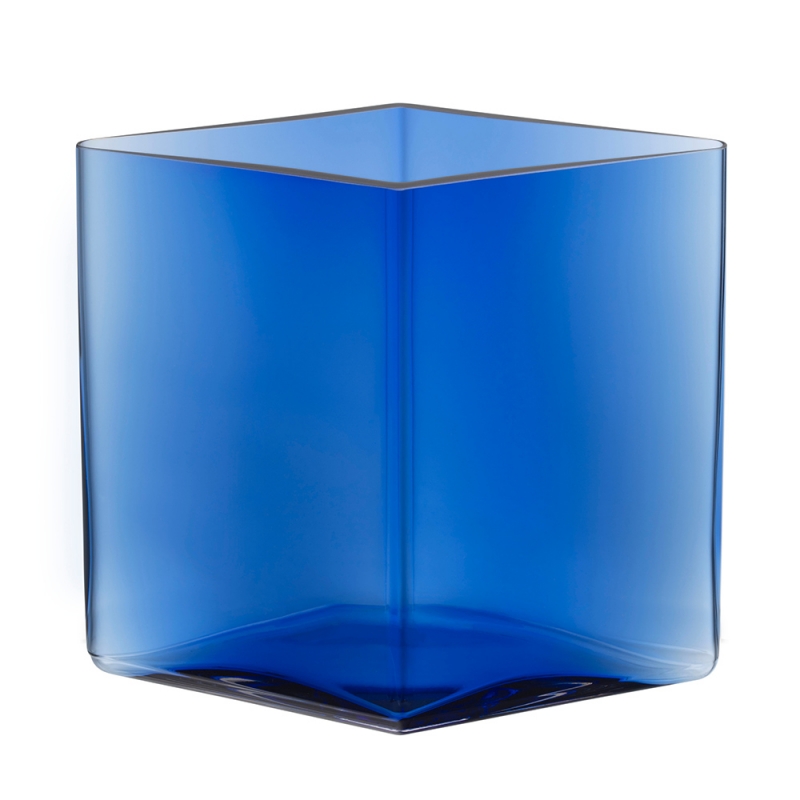 Ruutu vase 20.5x18, ultramarine blue