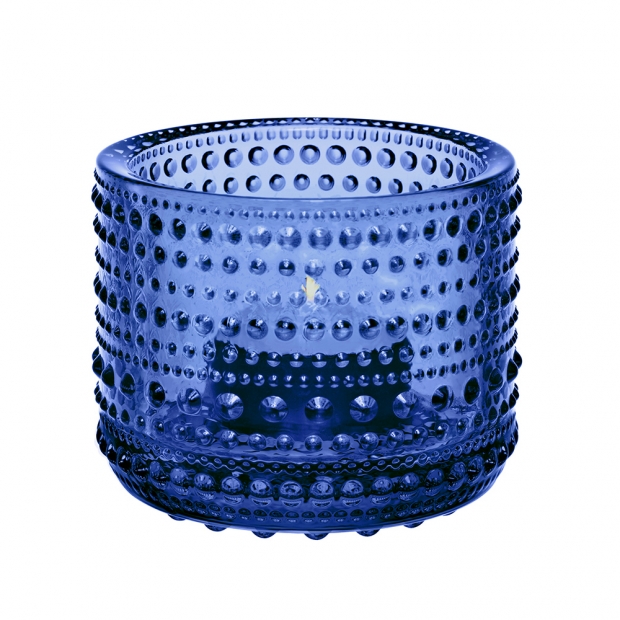 Kastehelmi candlestick, ultramarine blue