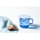 Glass mug 0.35l, blue