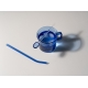 Glass mug 0.35l, blue