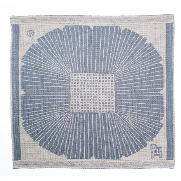 Tablecloth Anemone 35x35, gray-blue