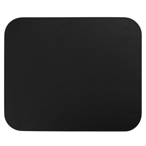 Placemat 32x38, recycled leather / black