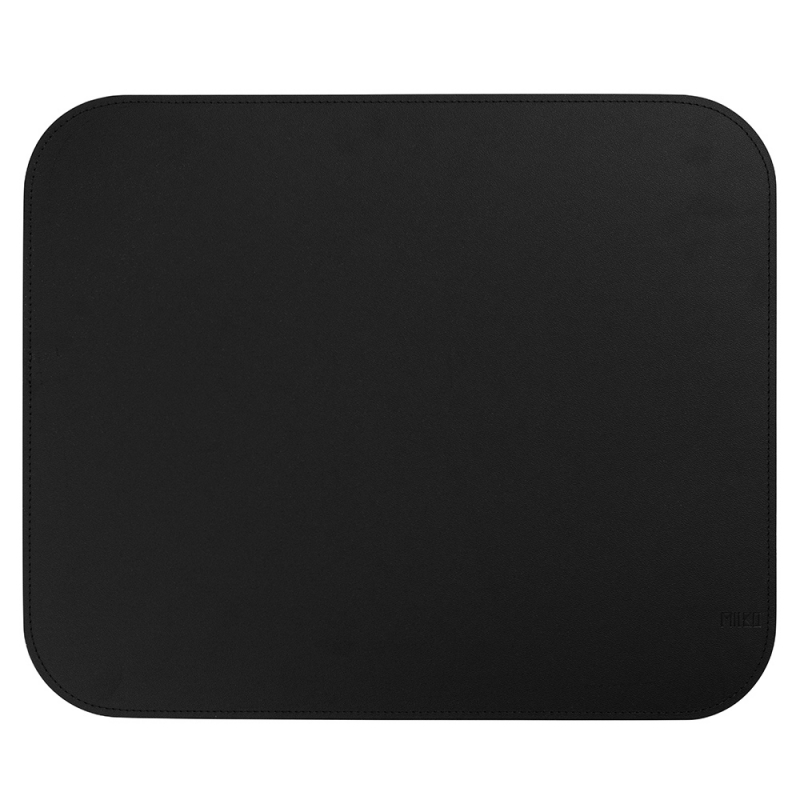 Placemat 32x38, recycled leather / black