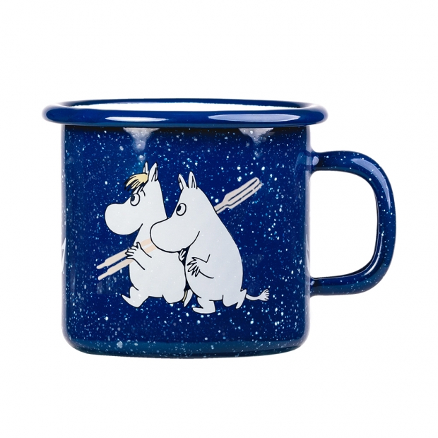 Moomin Sailors mug 0.25l, enamel / blue