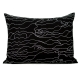 Hemp pillowcase Rakkauden meri 60x80, black and white