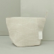 Cosmetic bag Rakkauden meri, small / beige-white