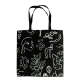 Hemp bag Onnenmaa 46×46, black-white
