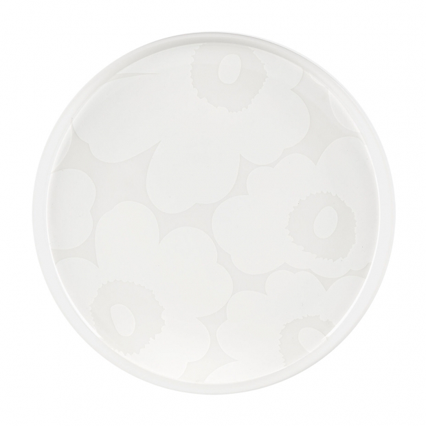 Oiva Unikko plate 20cm, white