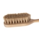 Horsehair massage brush with handle for dry massaging