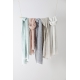 Linen scarf Lempi, gray