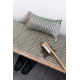 Tulitikku sauna cushion, linen-green