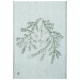 Linen tea towel Havu 46x70, gray-green