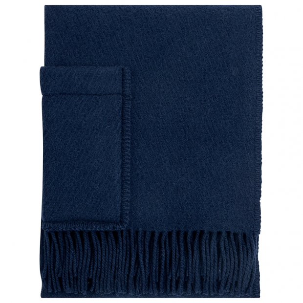 Scarf Uni, with pockets / midnight blue
