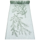 Linen runner Havu 46x150, grey-green